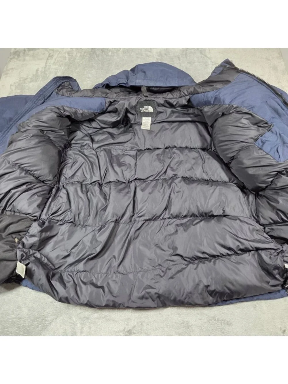 The North Face Coat Mens XXL Navy McMurdo Goose Down Hooded Parka Y2K